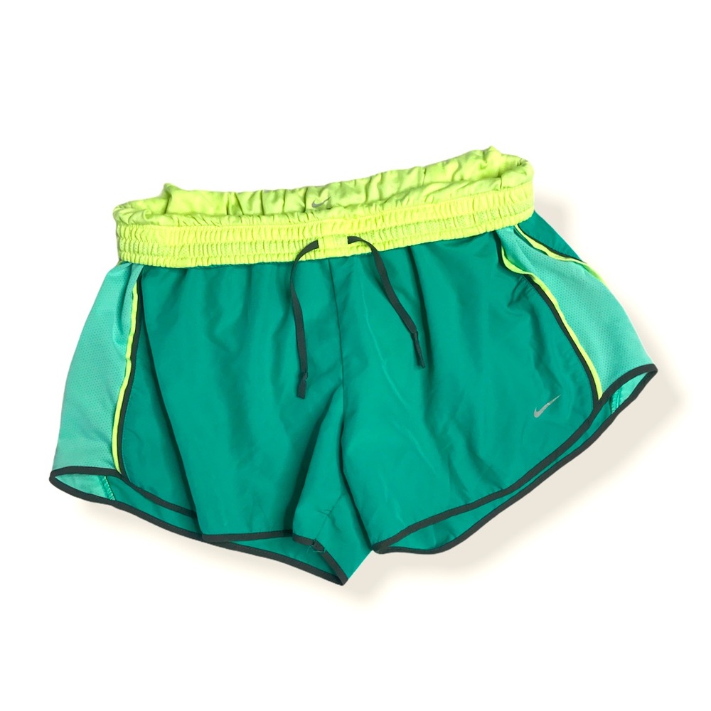 Large Nike Dri-Fit Running Shorts Athletic Gym Fun - Picture 3 of 5